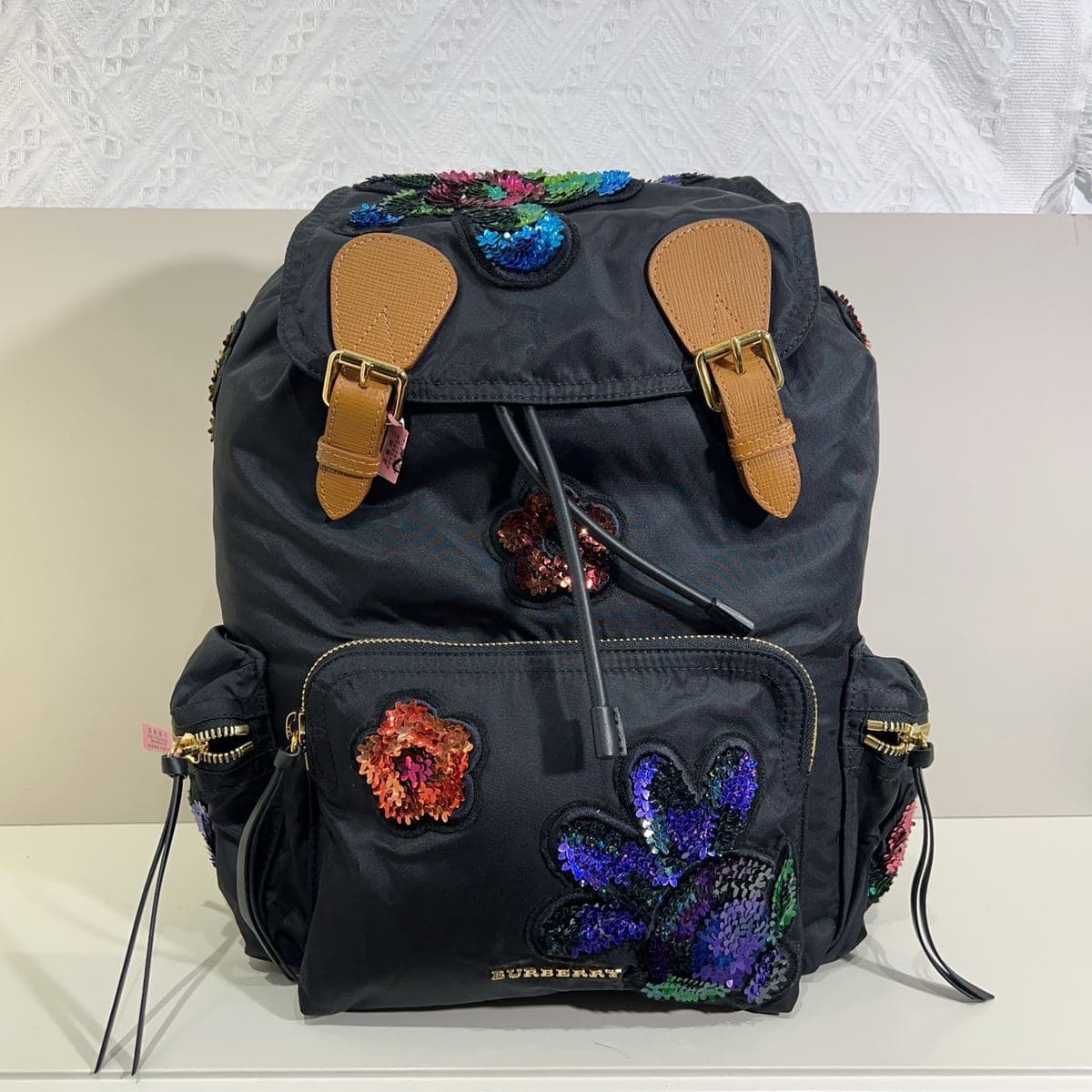 Burberry Sequin Backpack Medium, , condition grade A