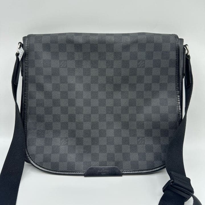 Louis Vuitton Damier Graphite Crossbody Bag, Black, condition grade A