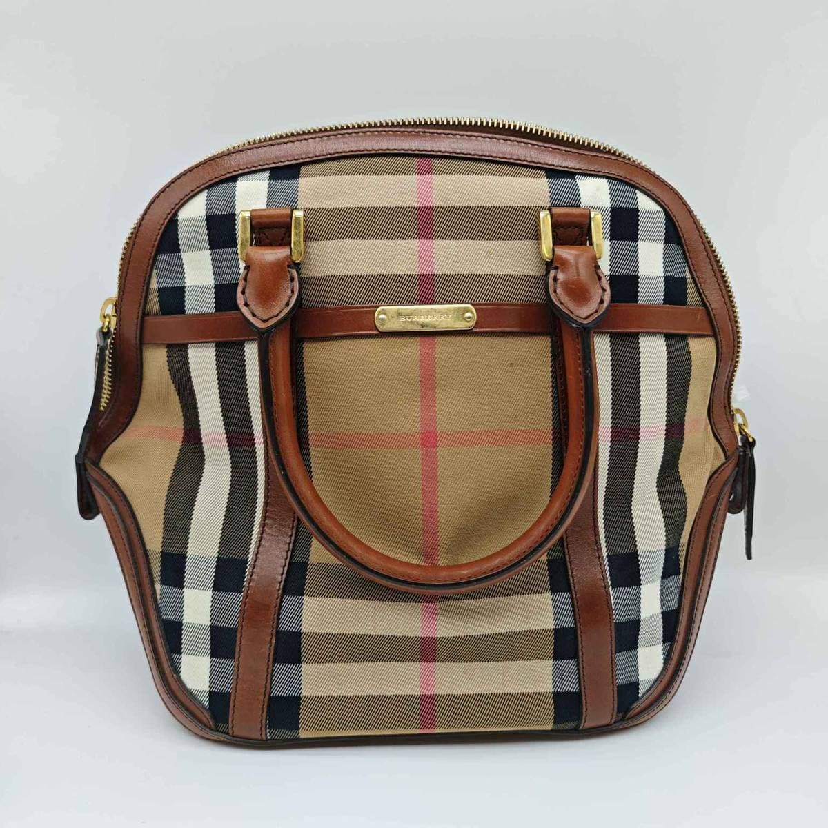Burberry Check Tote, , condition grade A
