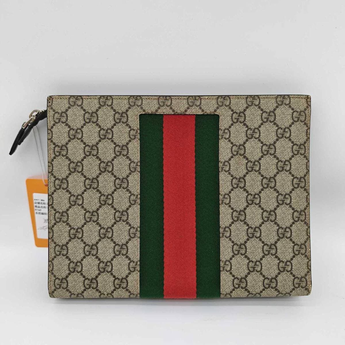 Gucci GG Supreme Clutch, , condition grade A