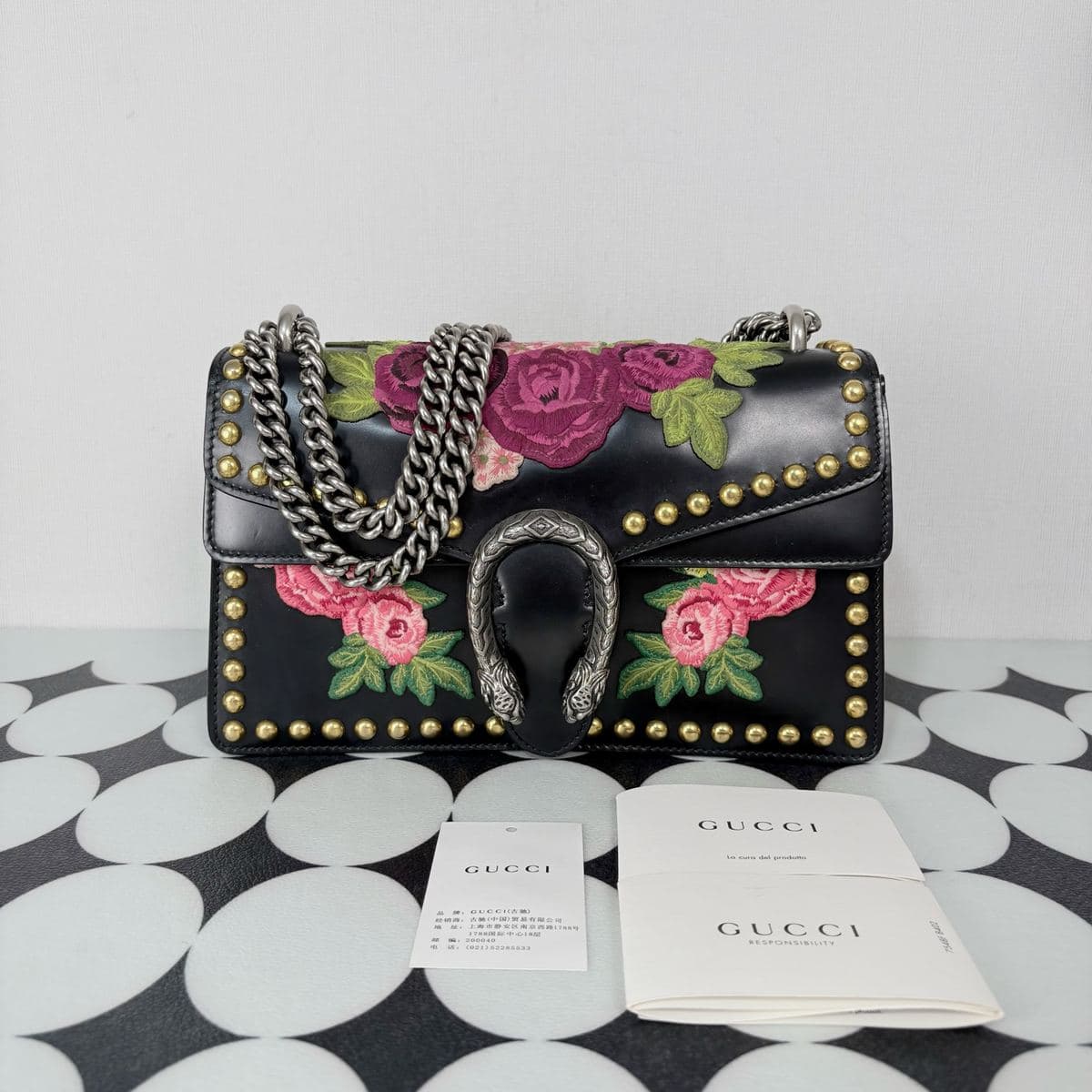 Gucci Dionysus Medium (embroidered flowers) — photo 1