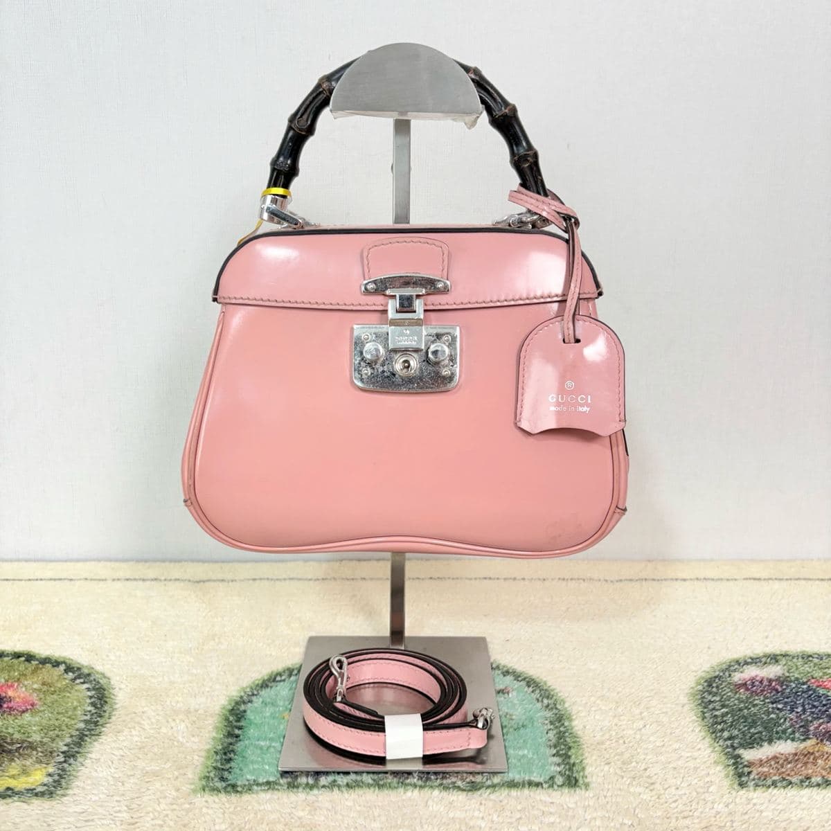 Gucci Padlock Bamboo Top Handle Bag — photo 1