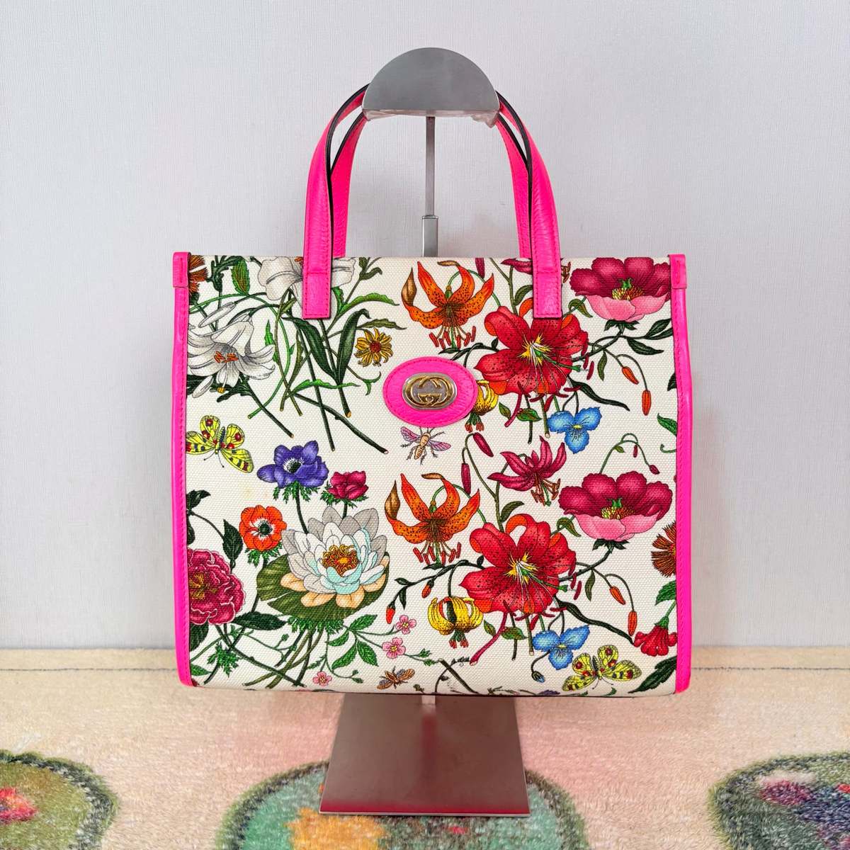 Gucci Printed Tote, , condition grade A