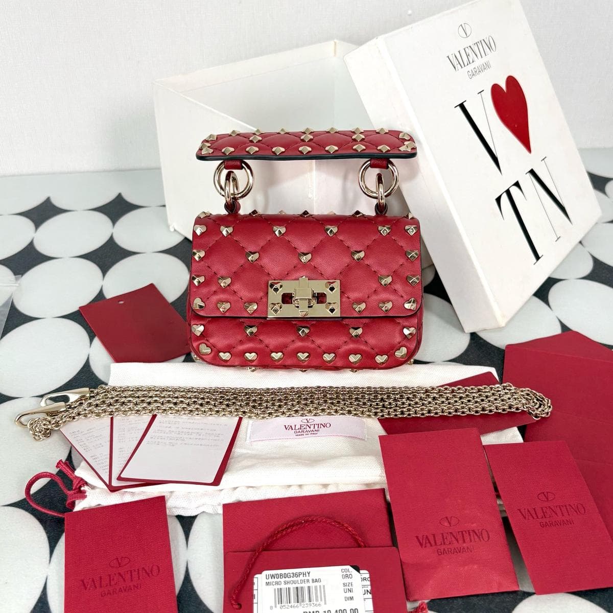 Valentino Rockstud Mini Crossbody, , condition grade A